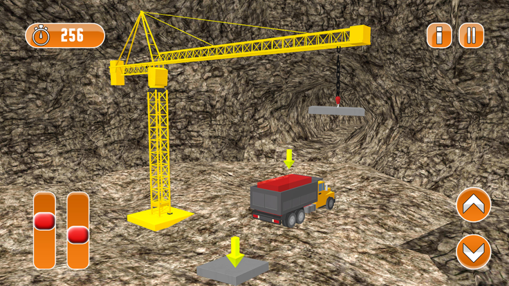 Uphill Railway Track Build Pro游戏截图