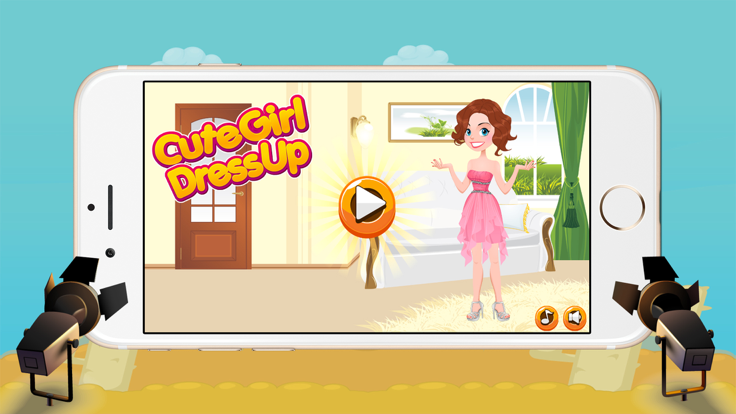 Cute Girl Dress Up 2D 可爱女孩打扮最好时尚游戏游戏截图