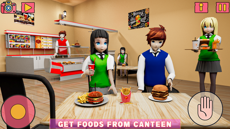 动漫女高中生的生活游戏截图