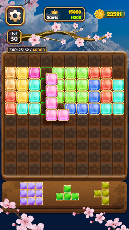 Gem Block Puzzle Game游戏截图