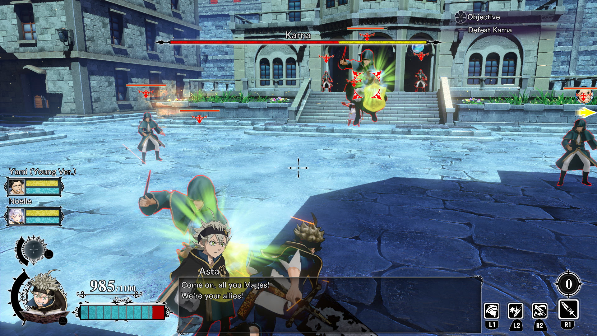 黑色五叶草：骑士四重奏游戏截图