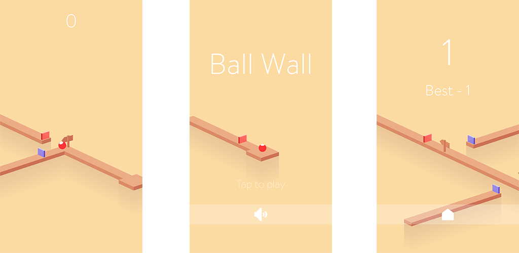 Ball Through Wall游戏截图