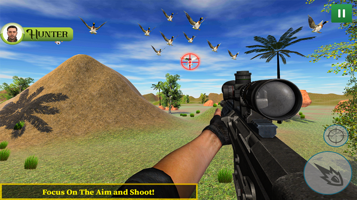 Duck Hunting Sniper Shooting游戏截图
