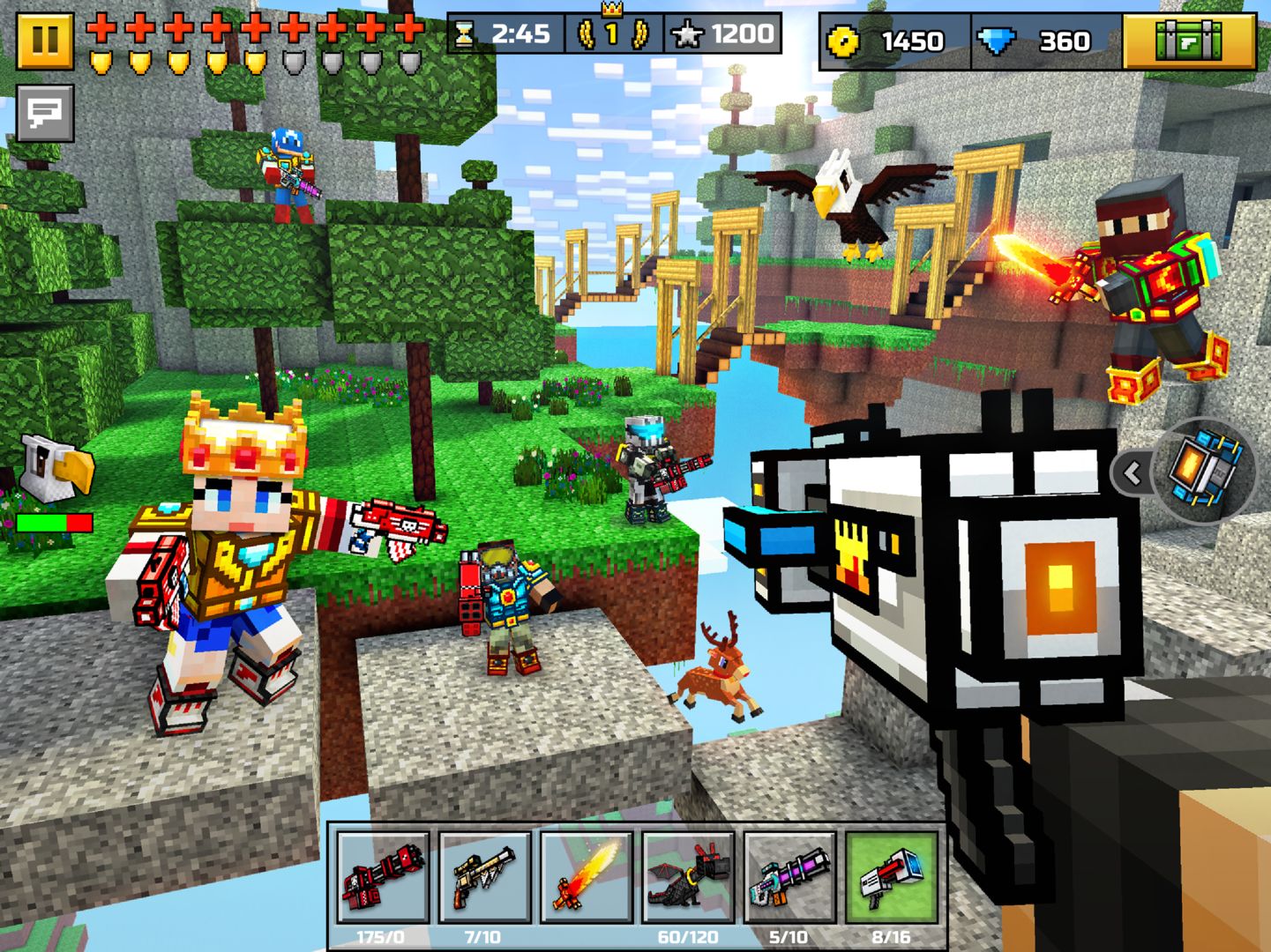 Screenshot of Pixel Gun 3D: Survival shooter & Battle Royale