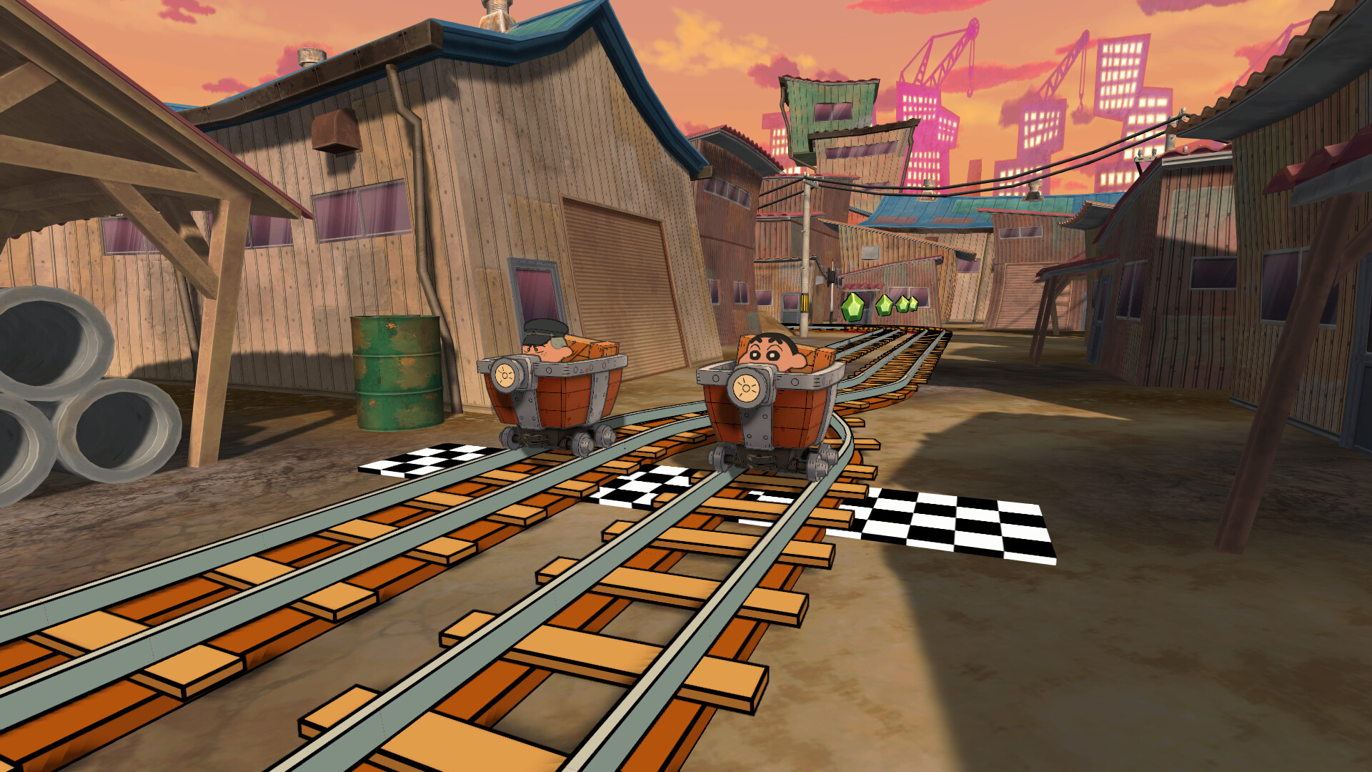 蜡笔小新“煤炭镇的小白”游戏截图