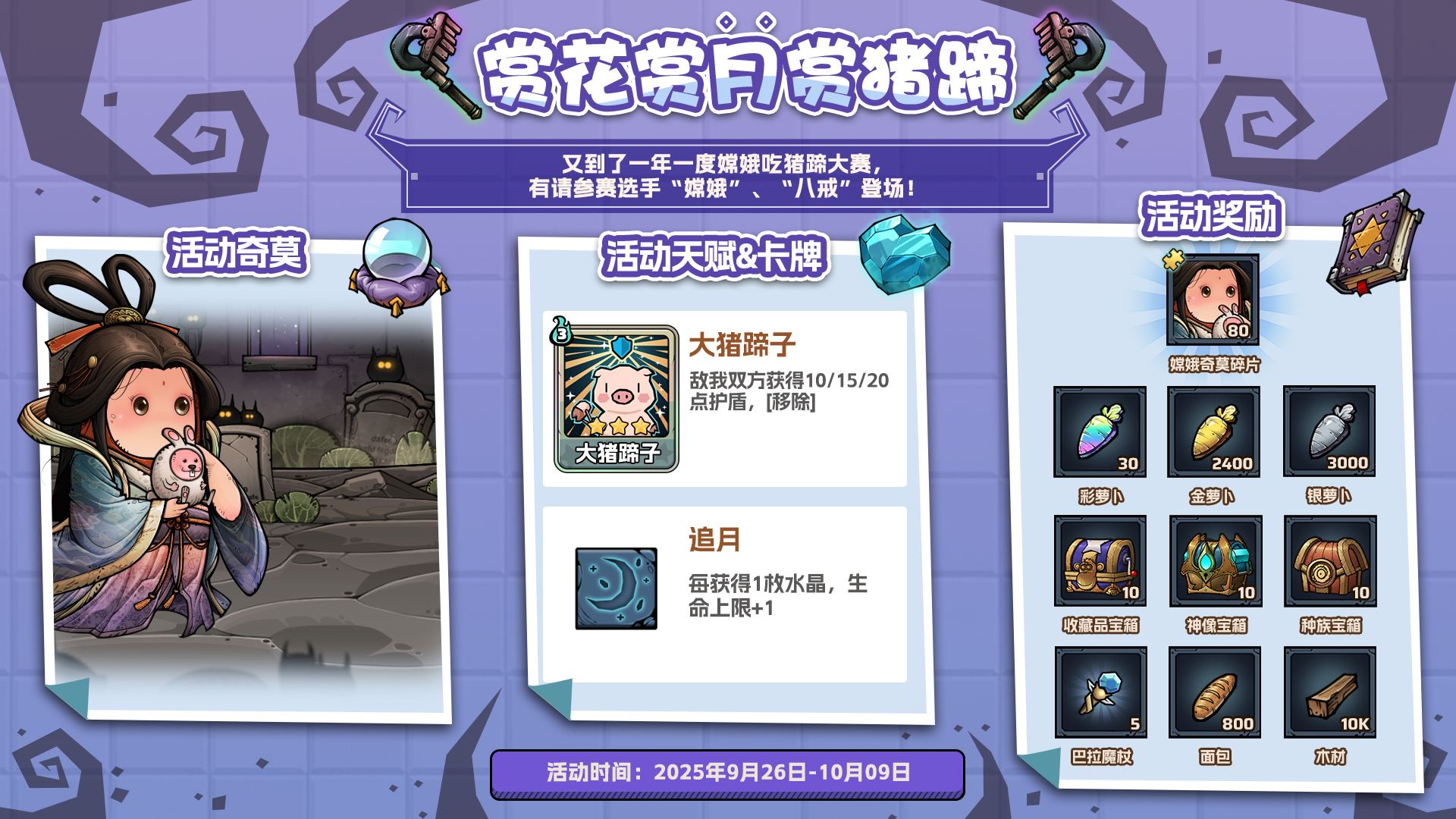赏花赏月赏猪蹄