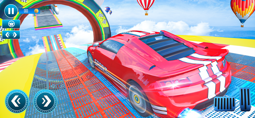 Sky Driving Car Racing Game 3D游戏截图