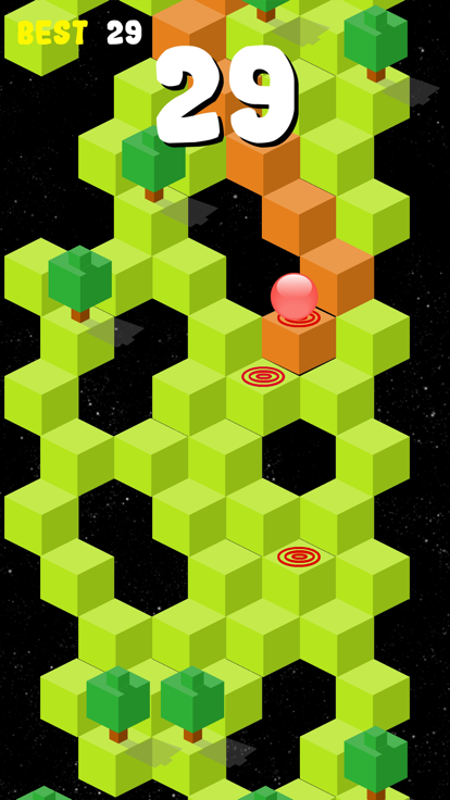 从山上弹起游戏截图