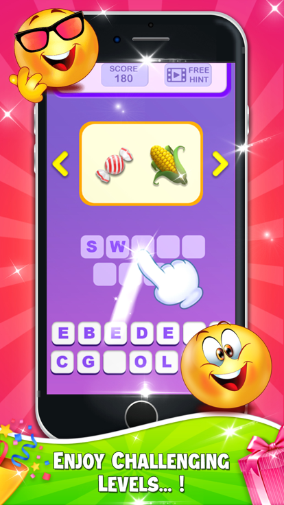 Word Emoji Quiz Guess Game游戏截图