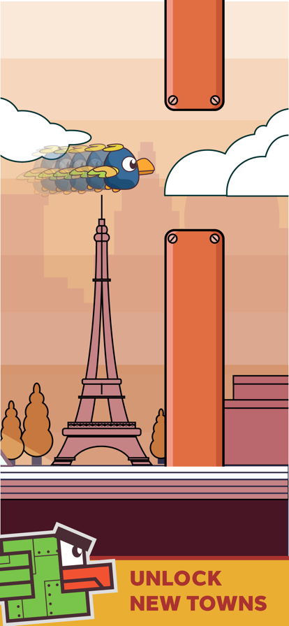 Tap To Dash Bird - Do Not Flap游戏截图