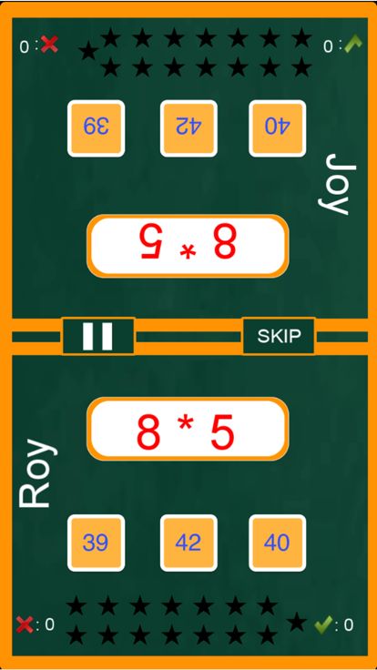 Maths Duel - Two Player Maths游戏截图