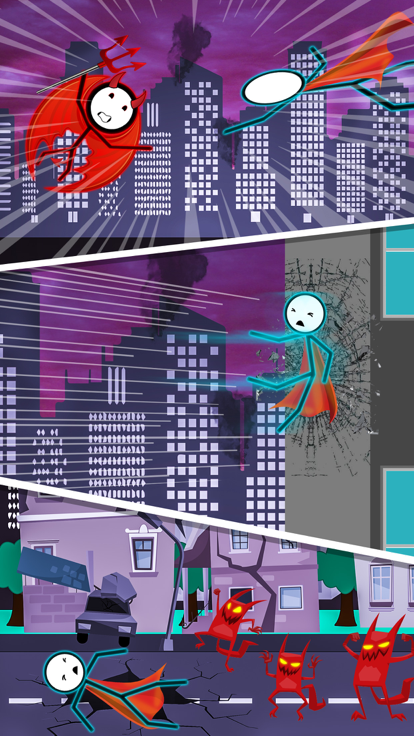 超级英雄的文字故事游戏截图