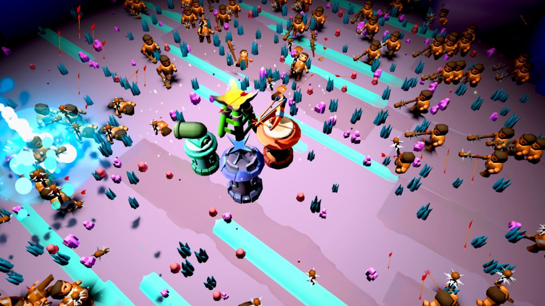 万人割草塔防游戏截图