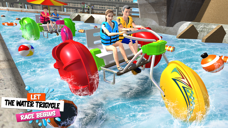 Water Surfer Beach Tricycle游戏截图