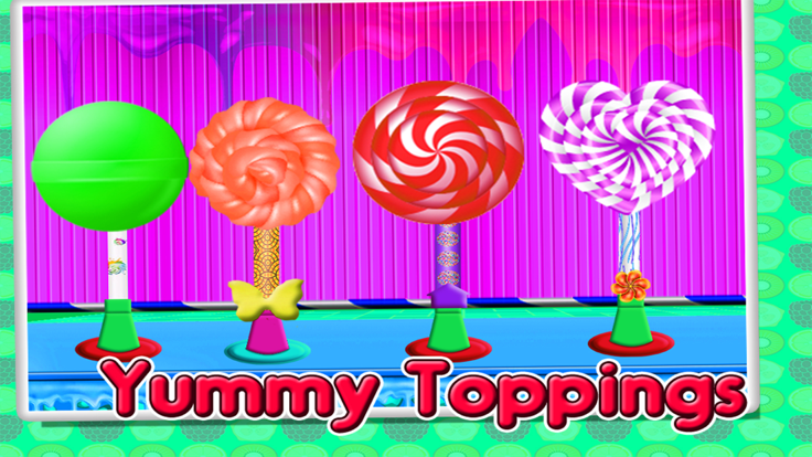 甜 冰 棒棒糖 制造商 – 制作 游戏游戏截图