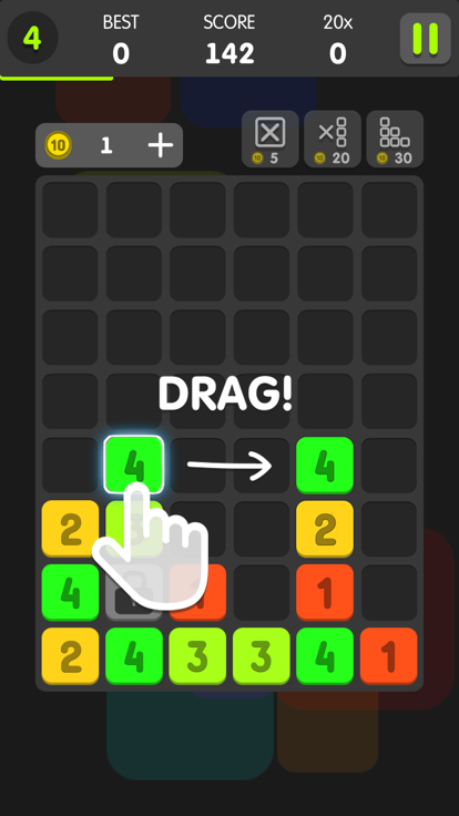 Drag And Merge Puzzle游戏截图