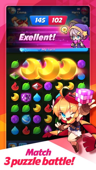 WIND Runner : Puzzle Match游戏截图