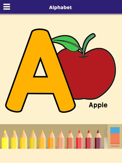 Happy Alphabet Coloring Book游戏截图