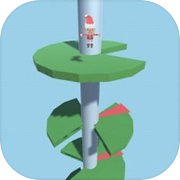 Helix Jump : Santa Claus