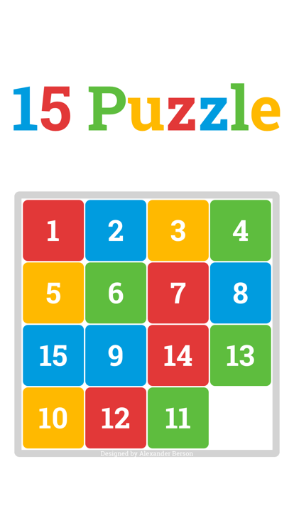 15 Puzzle for Kids*游戏截图