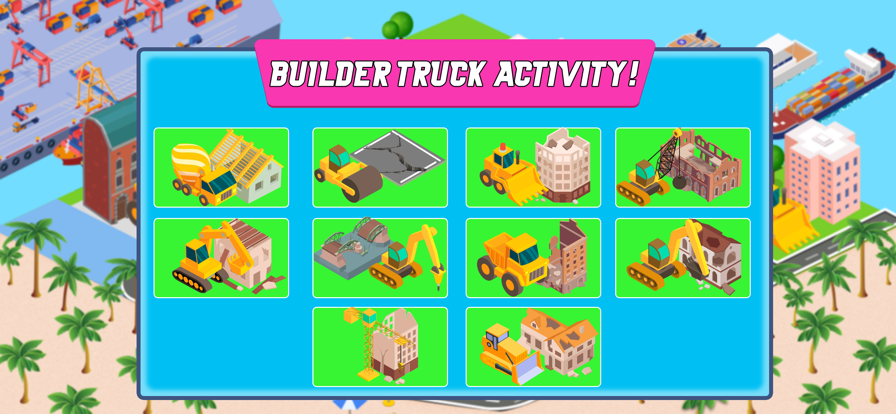 Funny Construction Trucks Game游戏截图
