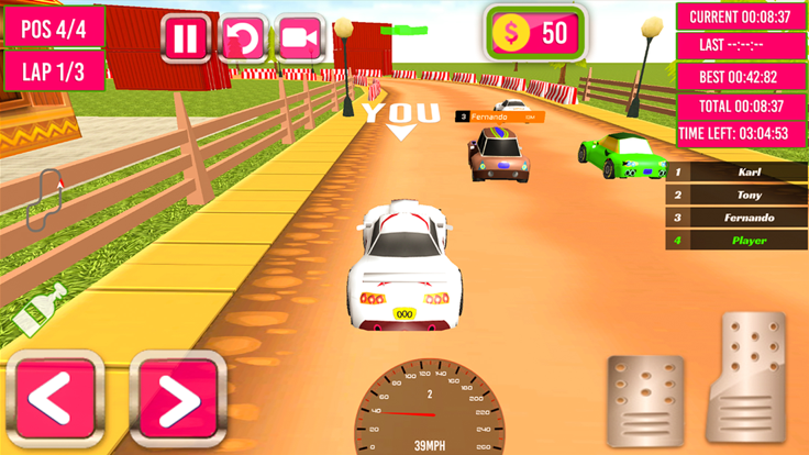 Kids Rally Cars 3D游戏截图