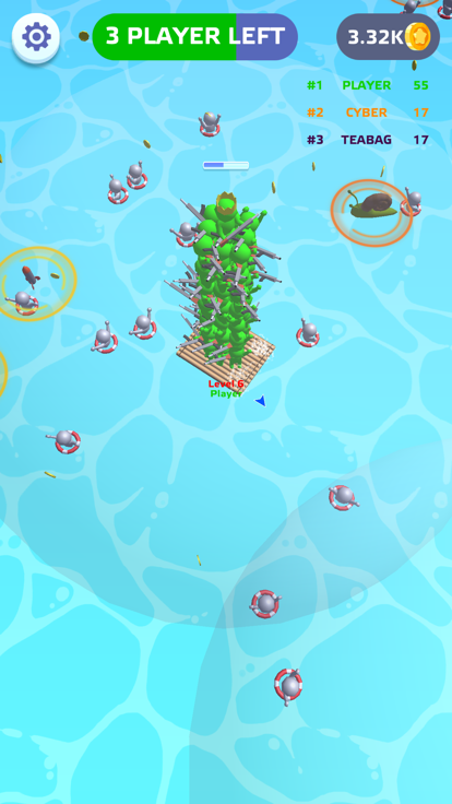 Raft Sea Wars io - Boat Battle游戏截图