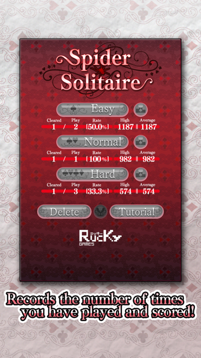 Spider Solitaire -trump game-游戏截图