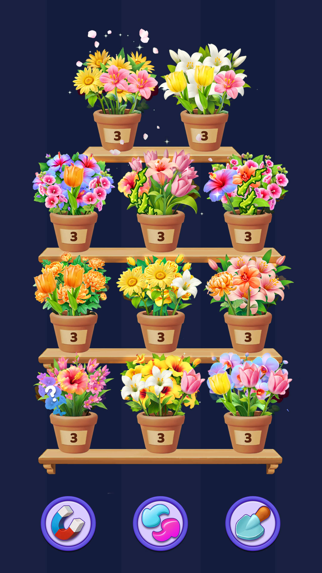 花朵整理游戏截图