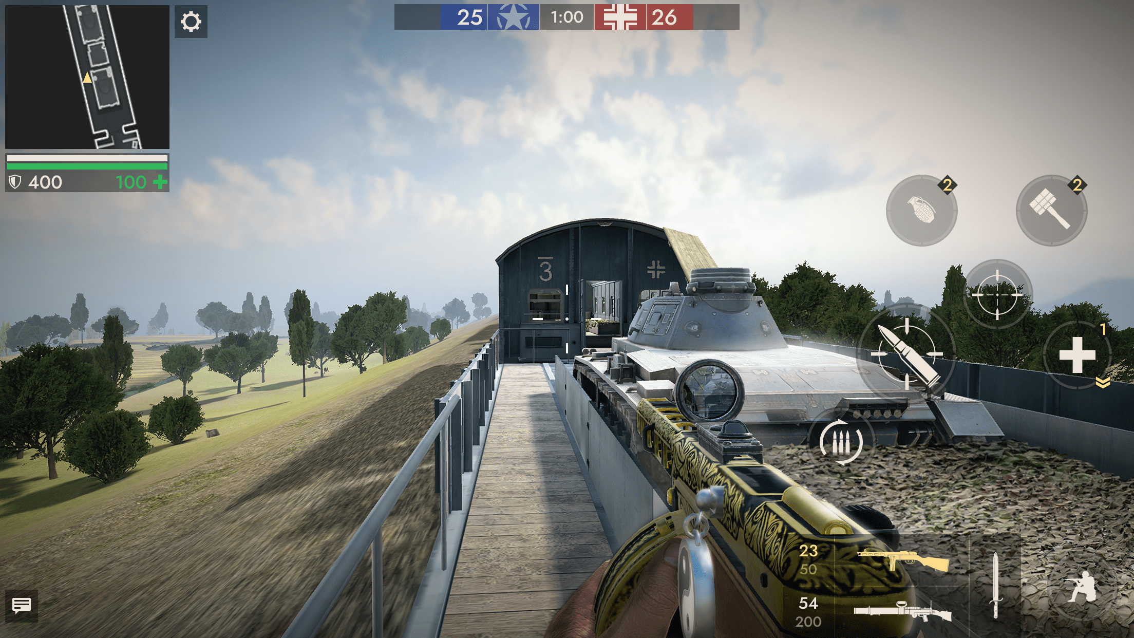 世界战争 - 英雄 : 第一人称二战射击游戏！游戏截图