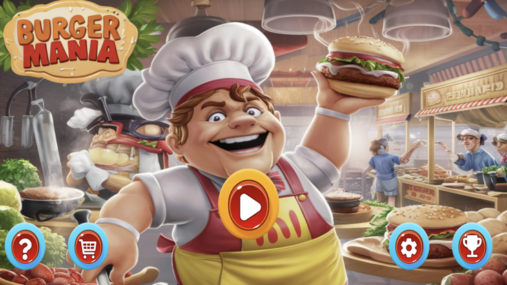 Burger Mania - cooking Food游戏截图