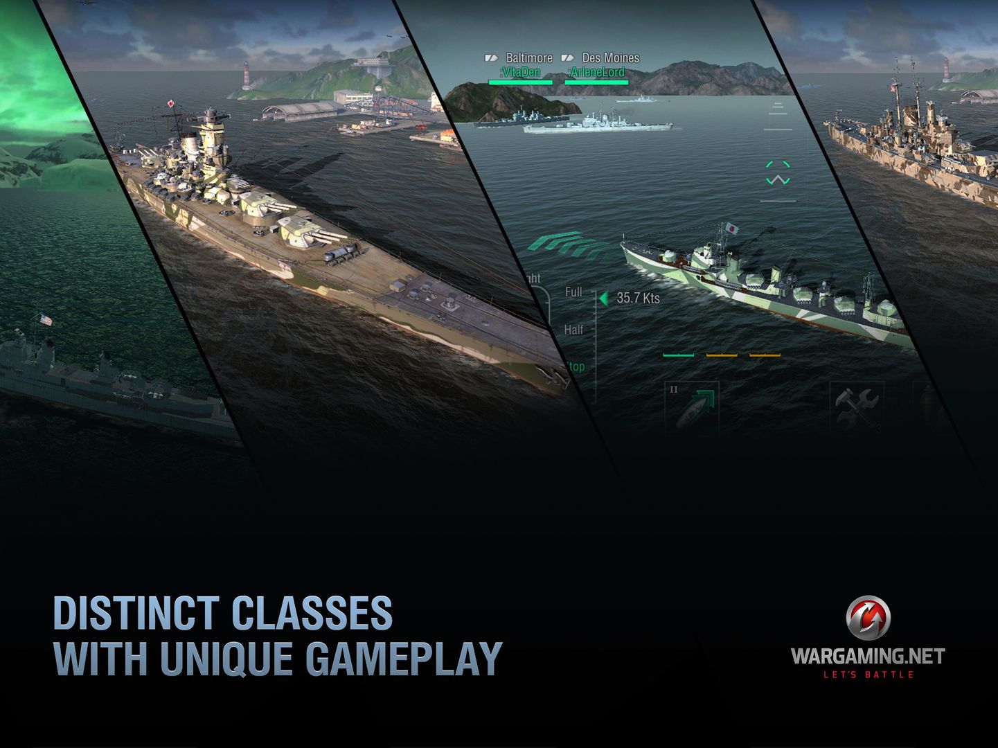 Screenshot of World of Warships Blitz: Gunship Action War Game