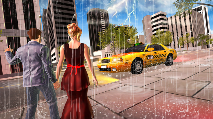 黄色出租车城市驾驶游戏游戏截图