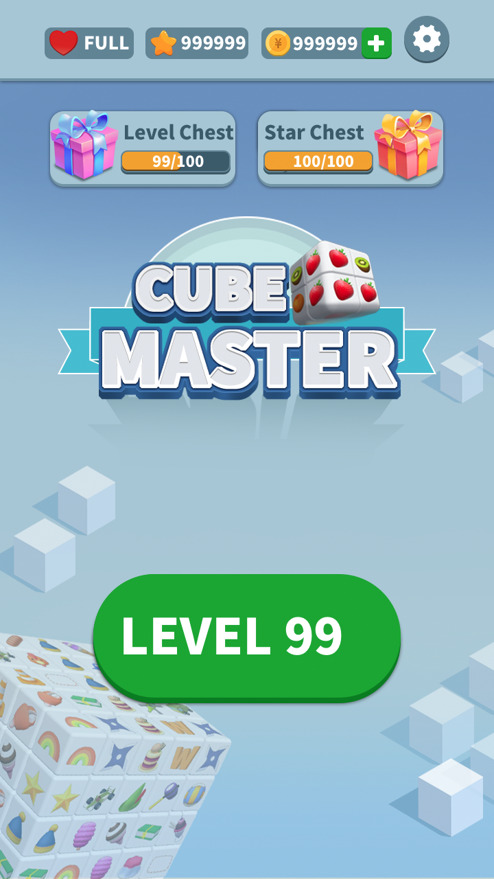 Cube Master 3D - Match 3 & Puzzle Game游戏截图