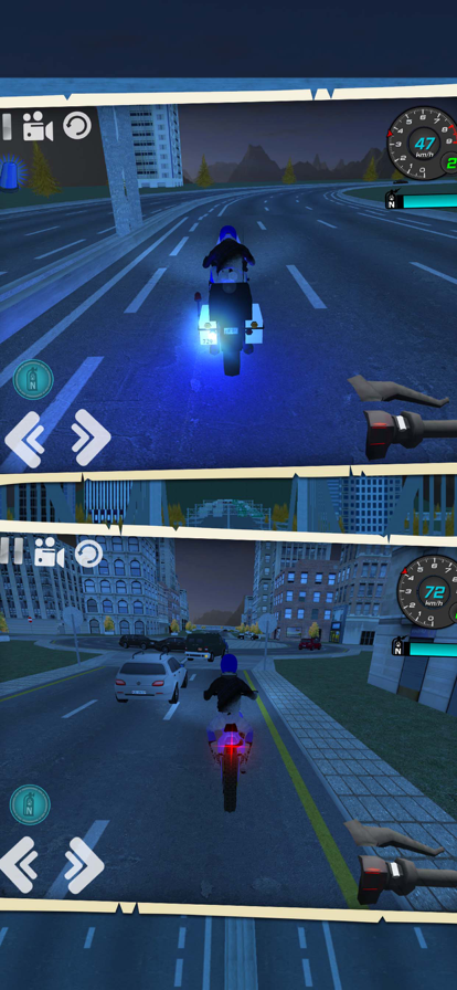 摩托车驾驶 交通骑手模拟器 - 摩托车驾驶游戏截图