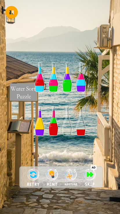 水排序-益智解谜游戏游戏截图