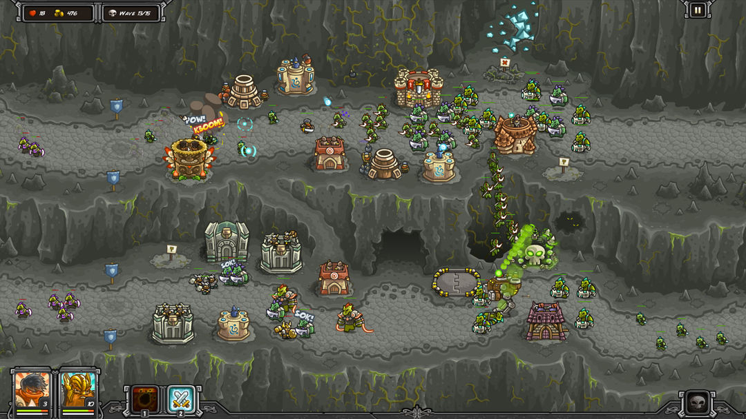 Kingdom Rush Frontiers - Tower Defense游戏截图