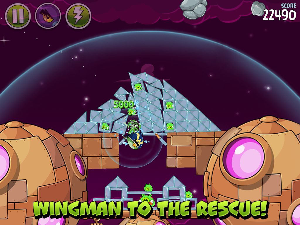 Screenshot of Angry Birds Space HD