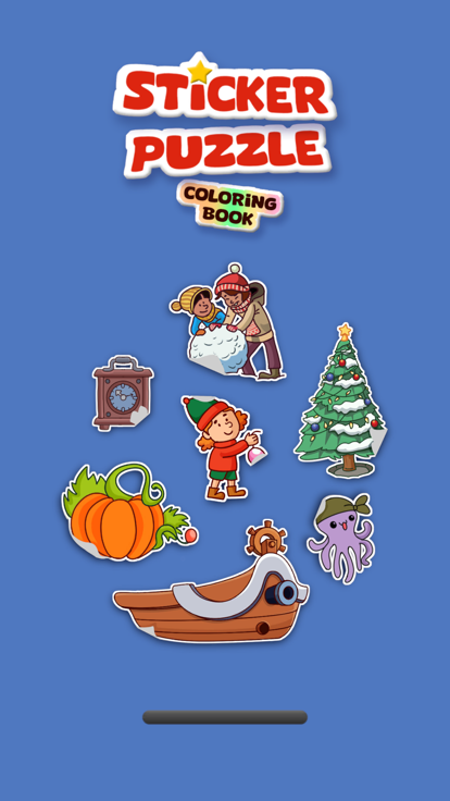 Sticker Puzzle - Coloring Book游戏截图