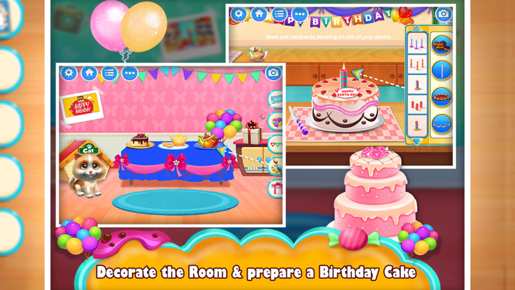 Fluffy Pets Birthday Party Fun游戏截图