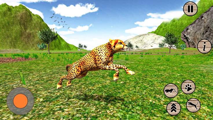 Wild Cheetah Simulator Game 3d游戏截图