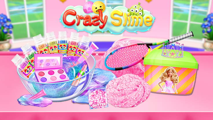 Crazy Slime - Pink Glitter Fun游戏截图