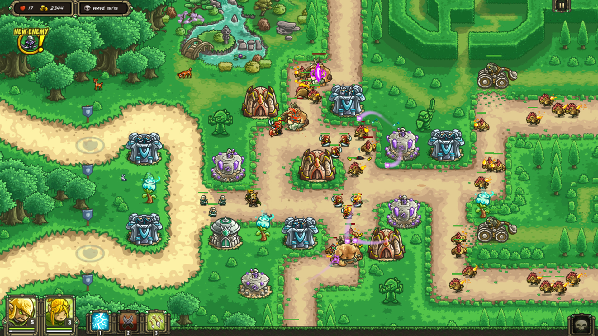 Kingdom Rush Origins - Tower Defense游戏截图