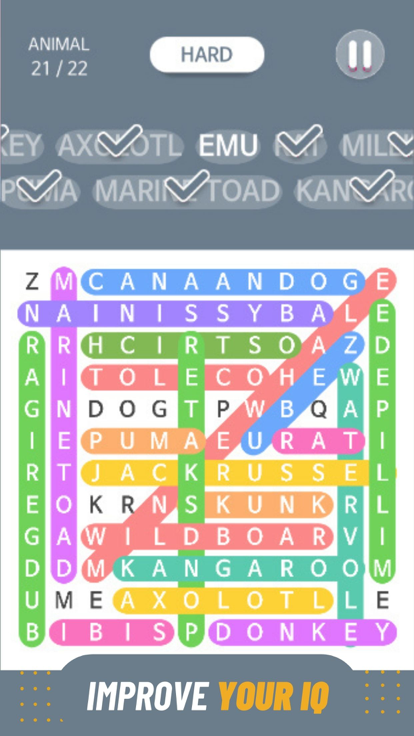 Word Search Finder - Fun Game游戏截图