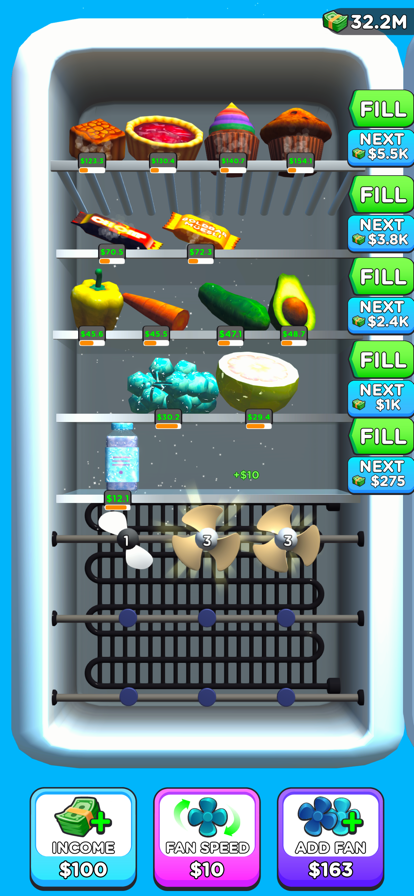 Fridge Fan Idle游戏截图