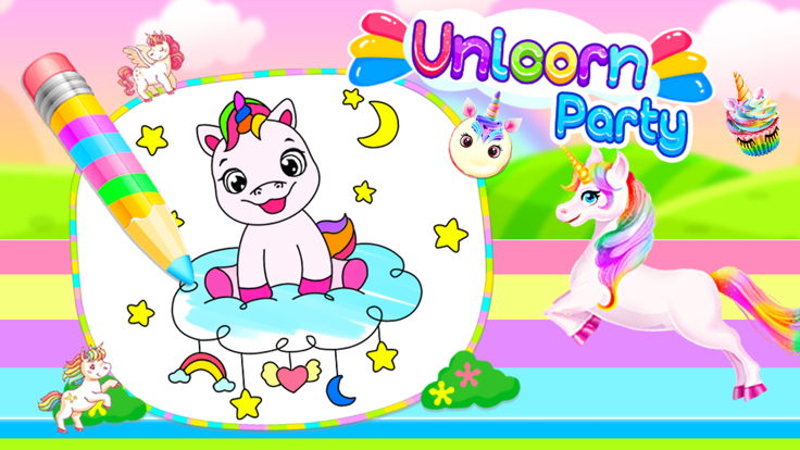 Unicorn Fashion Party游戏截图
