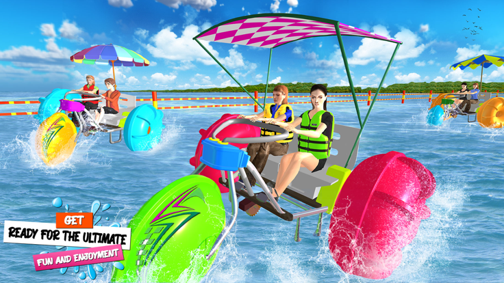 Water Surfer Beach Tricycle游戏截图