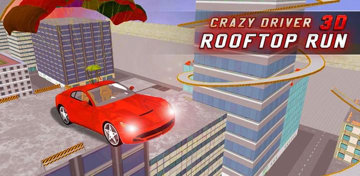 疯狂的司机屋顶运行3D游戏截图