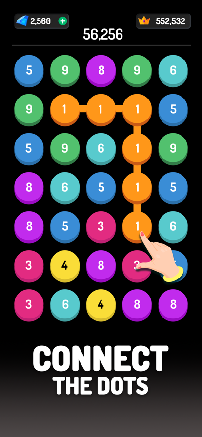 Merge Dots - Number Match Game游戏截图