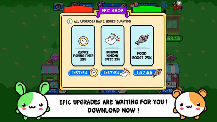 Princess Cat Nom Nom - Clicker & Idle游戏截图